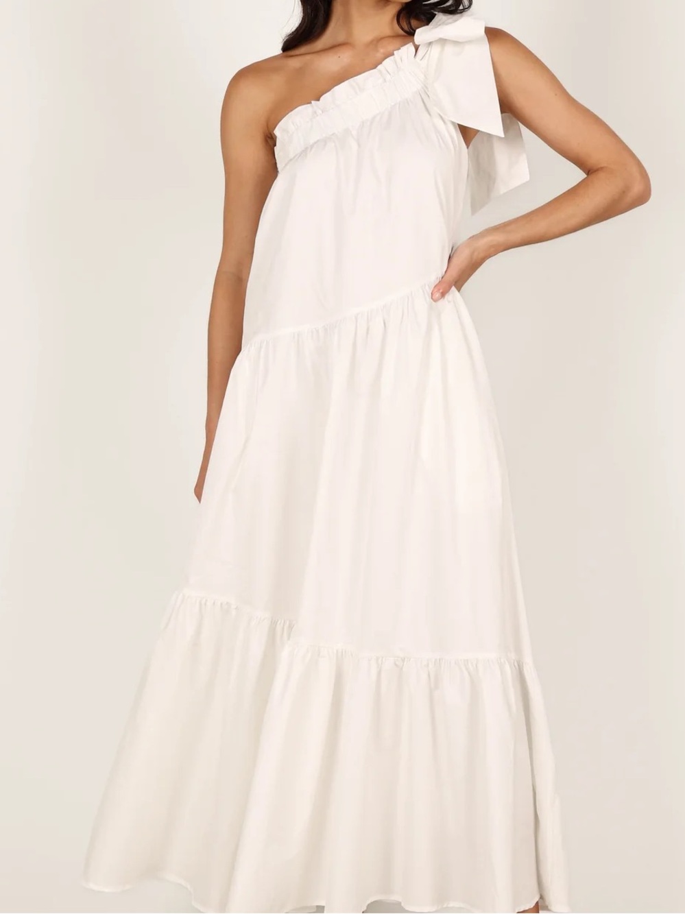 Petal & Pup Ava One Shoulder Maxi Dress NWT